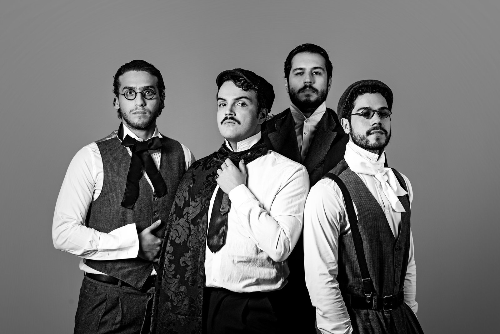 Elenco masculino de Sarah Bernhardt em São Paulo